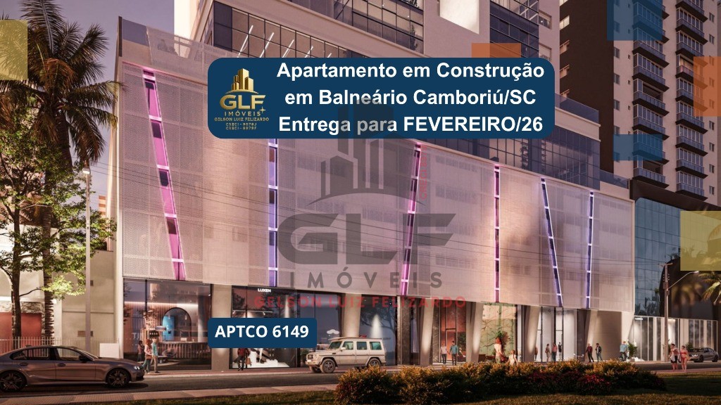 Apartamento em Construção em Itapema/SC com 229,20m² área privativa sendo 3 suítes 4 vaga de garagem, área de lazer completa