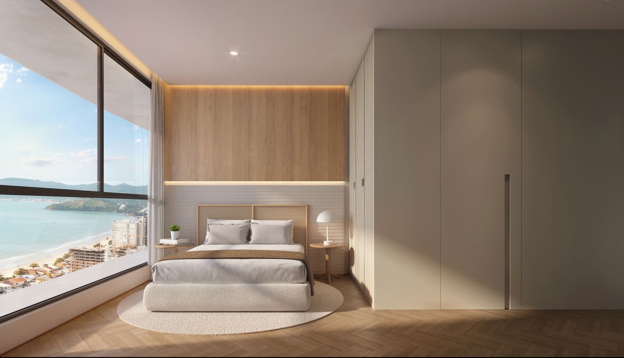 Apartamento em Construção em Porto Belo/SC com 200m² área privativa sendo 4 suítes 3 vagas de garagem área de lazer completa