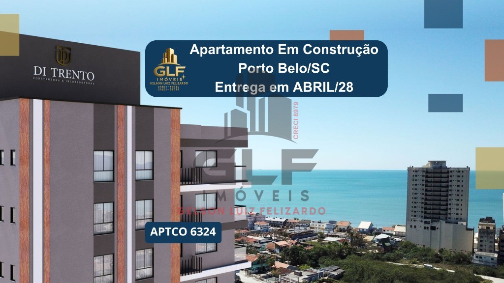 Apto em Construção em Porto Belo, com 128,78m² área privativa sendo 3 suítes, 2 vagas de garagem, área de lazer completa