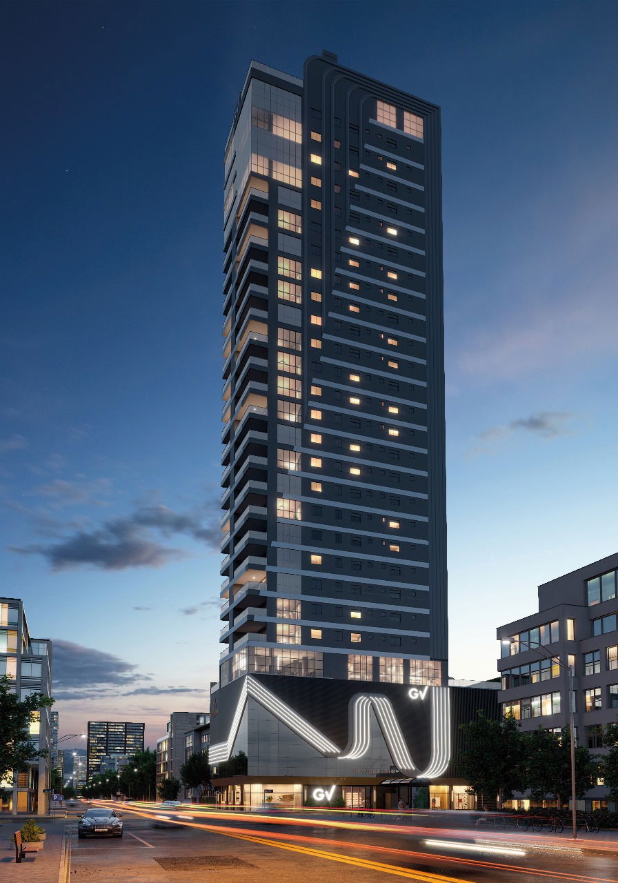 Apartamento em Construção em Itapema/SC bairro Meia Praia, com 202,16m² área privativa sendo 4 suítes 3 vagas de garagem lazer completo