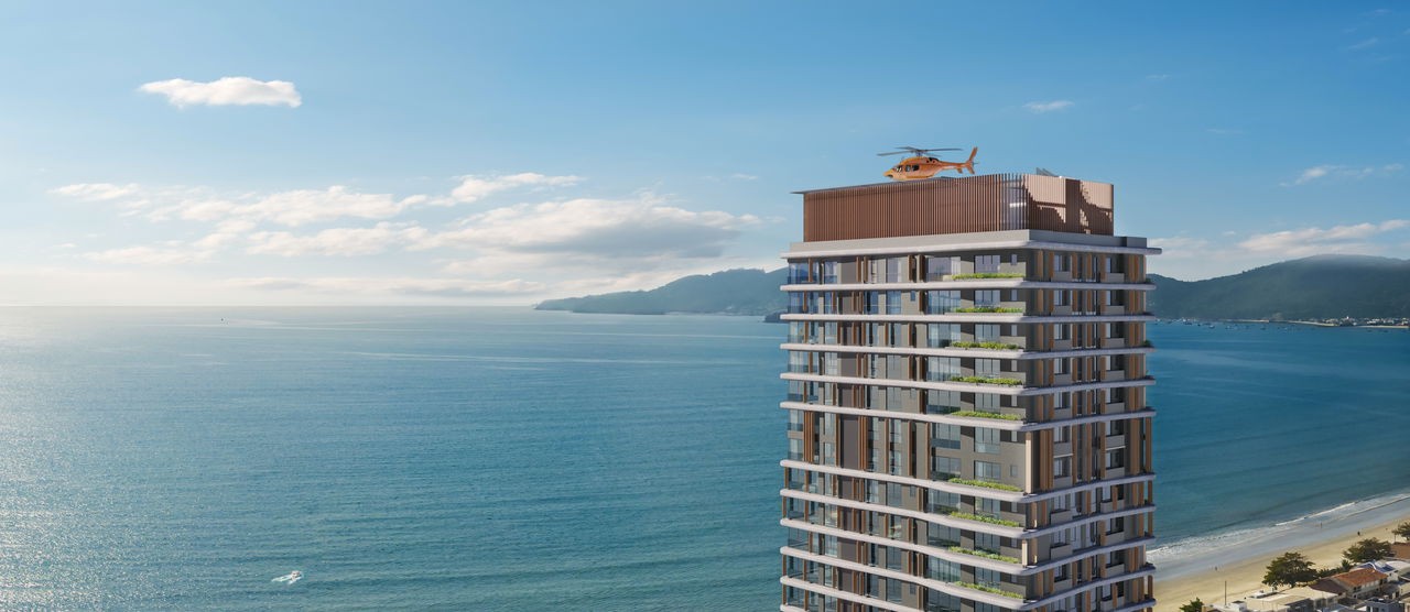 Apartamento em Construção em Porto Belo/SC com 200m² área privativa sendo 4 suítes 3 vagas de garagem área de lazer completa