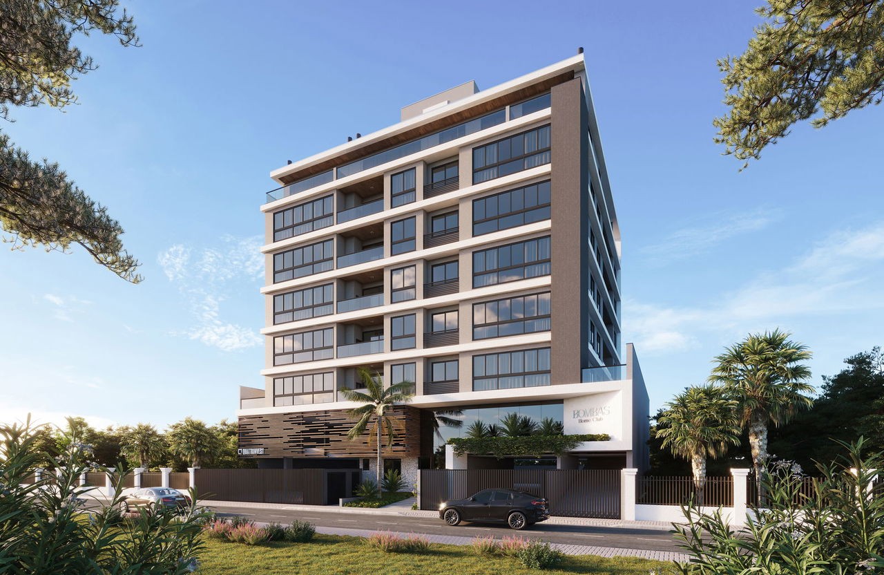 Apartamento em Construção em Bombinhas/SC com 87,43m² área privativa sendo 2 suítes 2 vagas de garagem lazer completo