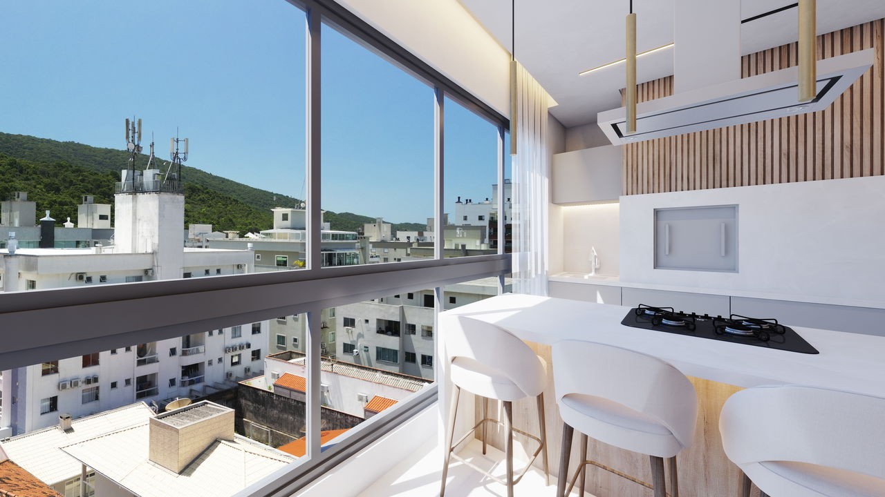 Apartamento em Construção em Bombinhas/SC com 87,43m² área privativa sendo 2 suítes 2 vagas de garagem lazer completo