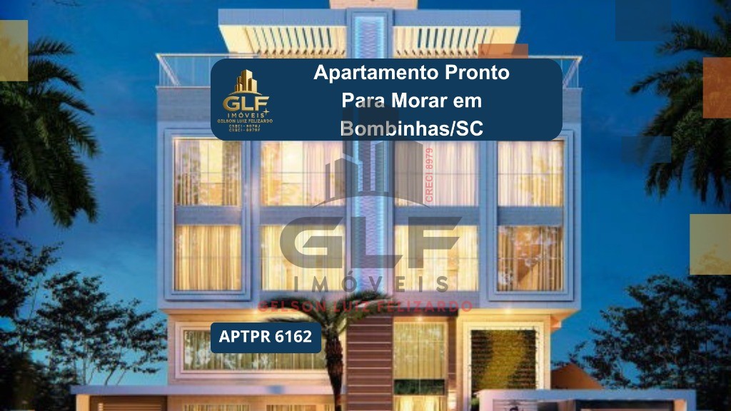 Apto Pronto em Bombinhas, com 157,10m² área privativa sendo 3 suítes, 2 vagas de garagem área de lazer completa