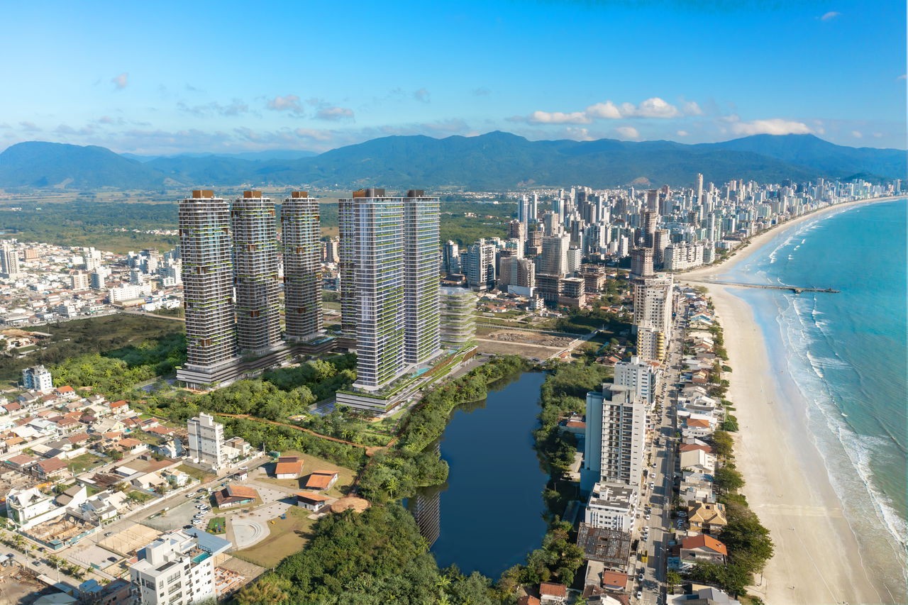 Apartamento em Construção em Porto Belo/SC com 200m² área privativa sendo 4 suítes 3 vagas de garagem área de lazer completa