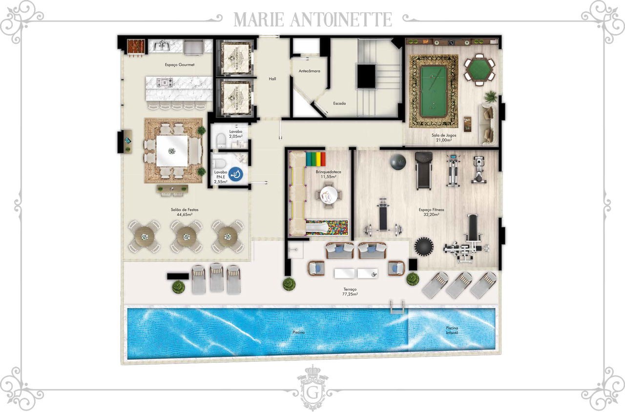 Apartamento pronto para morar em Itapema/SC bairro Meia Praia, com 251,50m² área privativa sendo 4 suítes 2 vagas de garagem, lazer completo