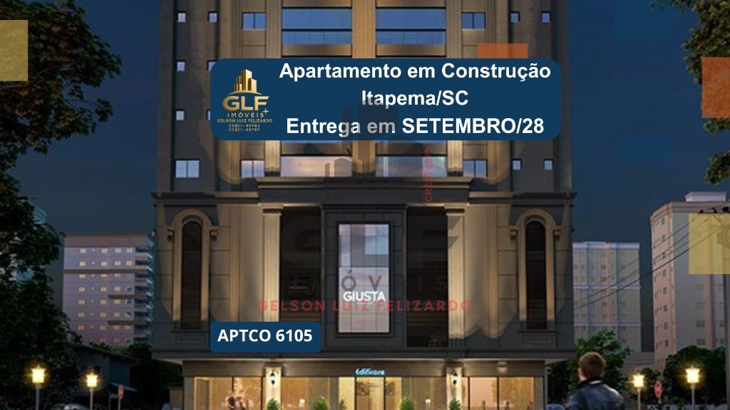 Apto em Construção em Porto Belo, com 98m² área privativa sendo, 3 suítes, 2 vagas de garagem, área de lazer completa