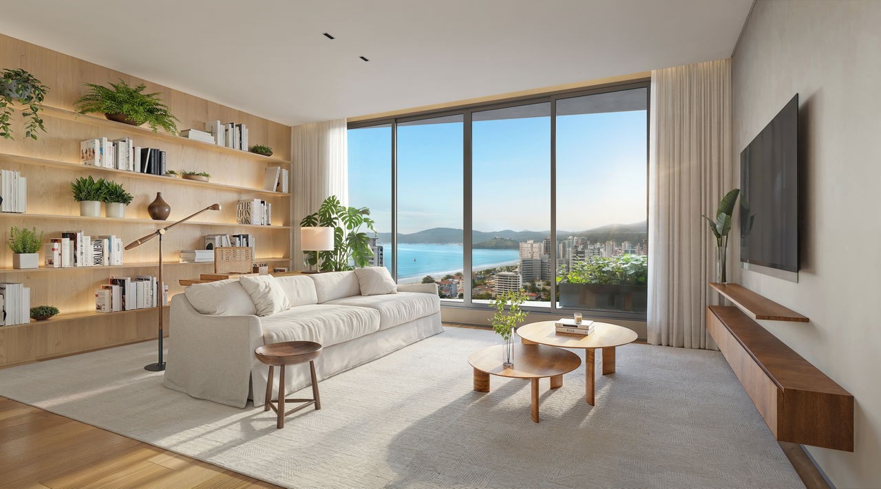 Apartamento em Construção em Porto Belo/SC com 200m² área privativa sendo 4 suítes 3 vagas de garagem área de lazer completa