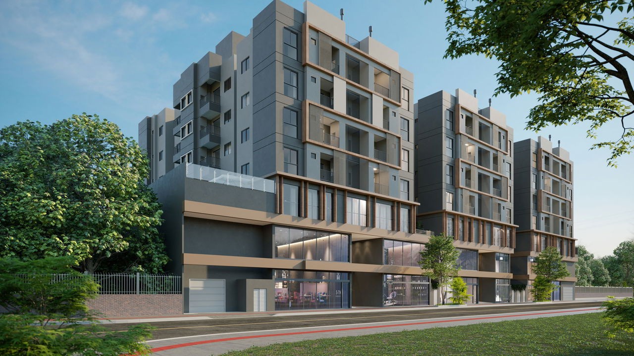 Apartamento em construção em balneário camboriú/sc com 59m² 