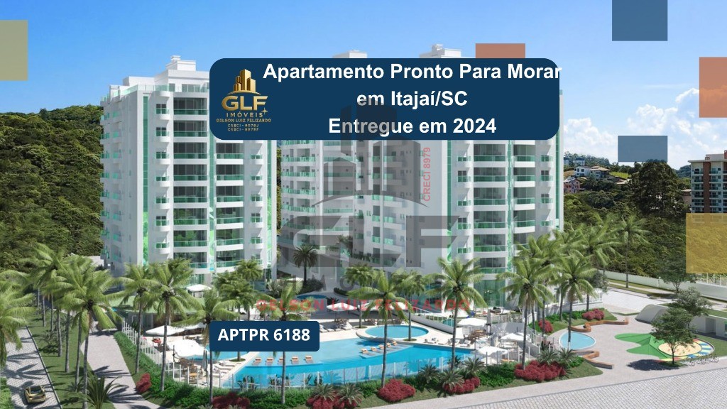 Apto pronto em itajaí, com 180m² área privativa, sendo 4 suí - foto 1