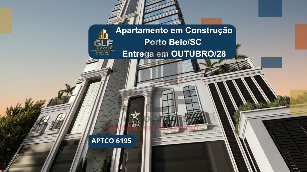 Apto em Construção em Porto Belo, com72,08m² área privativa com 2 dormitórios sendo 1 suíte, 1 vaga de garagem, área de lazer completa
