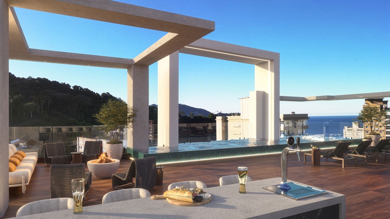 Apartamento em Construção em Itapema/SC bairro Morretes com 70m² área privativa sendo 2 suítes 1 vaga de garagem área de lazer completa