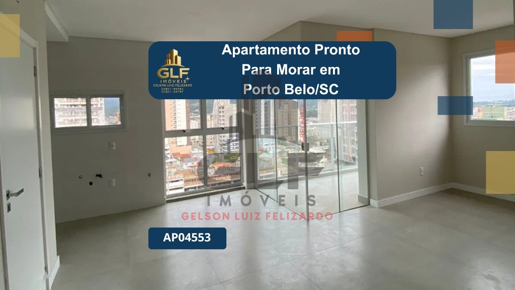 Apartamento Pronto par5a morar em Porto Belo/SC com 65m² área privativa sendo 1 suíte 1 vaga de garagem, área de lazer completa