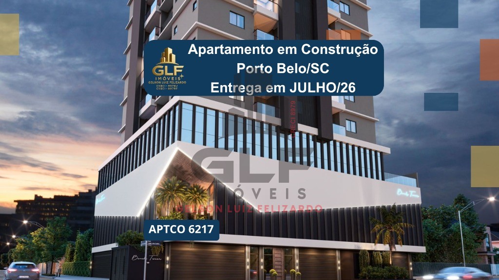 Apto em Construção em Porto Belo, com 75m² área privativa sendo, 2 suítes, 1 vaga de garagem, área de lazer completa