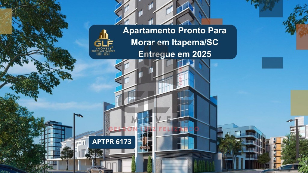 Apto Pronto em Itapema, bairro Morretes, com 63,05m² área privativa, sendo 2 suítes, 1 vaga de garagem, área de lazer completa