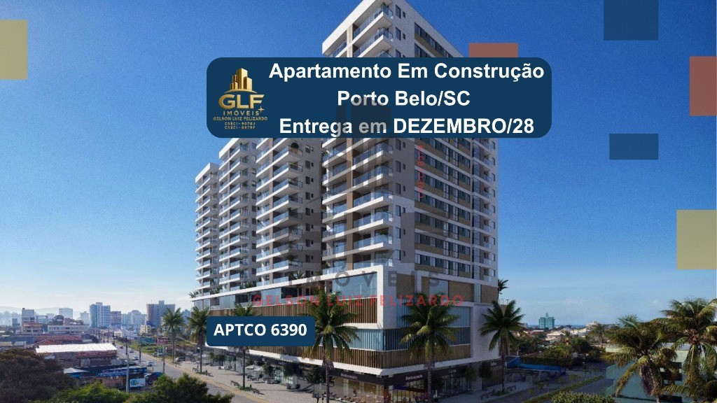 Apto em construção em porto belo, com 130,35m² área privativ