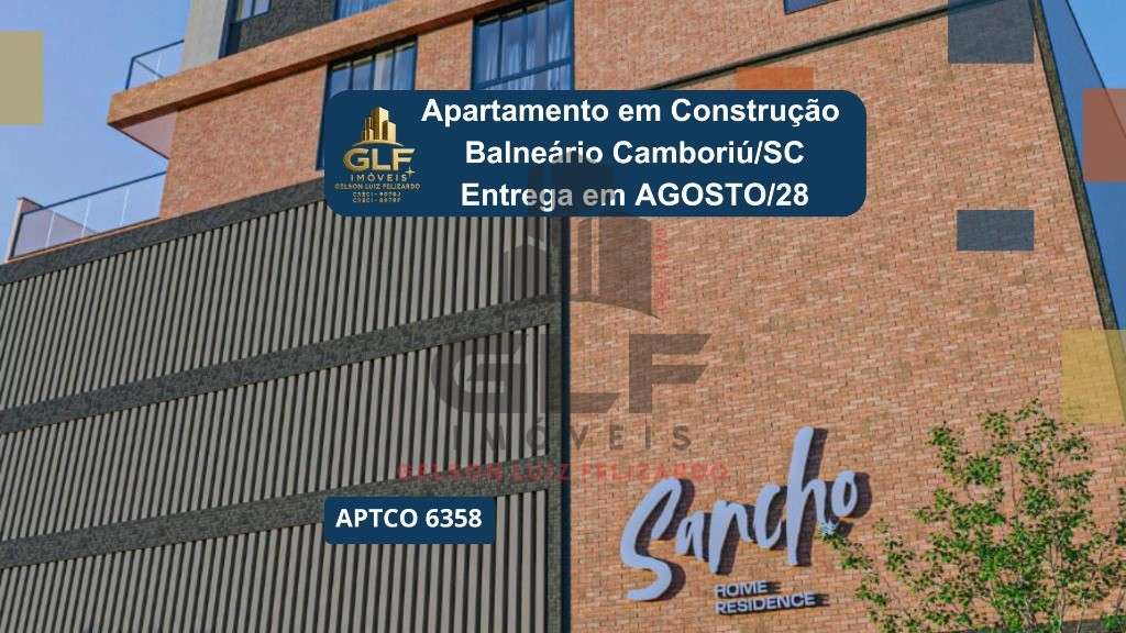 Apto em Construção em Balneário Camboriú, com 107,51m² área privativa, sendo 3 suítes, 2 vagas de garagem, área de lazer completa