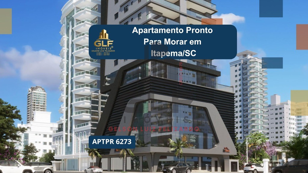Apto Pronto em Itapema/SC com 152m² área privativa, sendo 4 suítes 3 vagas de garagem, área de lazer completa