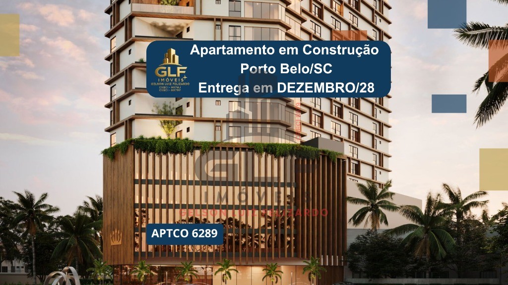 Apto em Construção em Porto Belo,59,49m² área privativa com 2 dormitórios sendo 1 suíte, 1 vaga de garagem, área de lazer completa