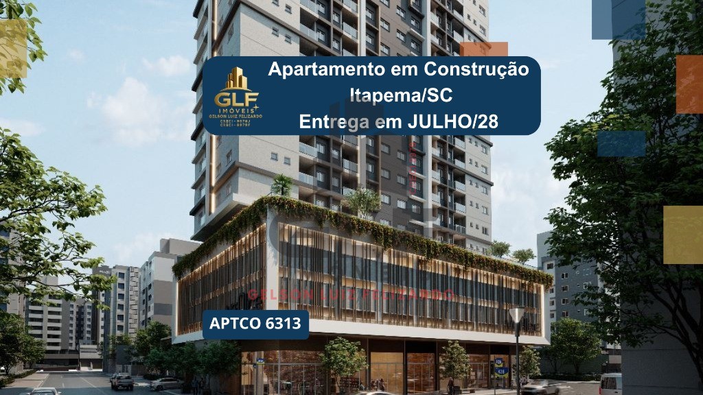 Apto em construção em itapema/sc bairro morretes, com 69,92m