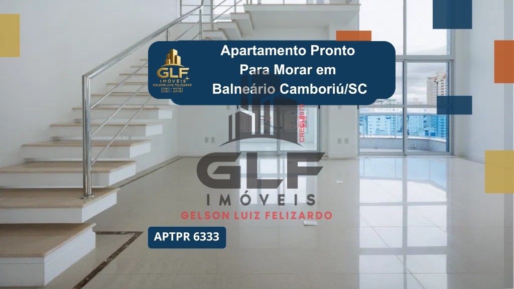 Apto Pronto em Balneário Camboriú, com 252,36m² área privativa sendo, 2 suítes, 2 vagas de garagem
