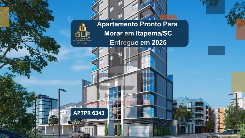 Apto Pronto em Itapema/SC bairro Morretes, com 62,25m² área privativa sendo, 2 suítes, 1 vaga de garagem, área de lazer completa