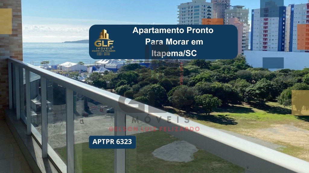 Apto Pronto em Itapema/SC bairro Meia Praia, 142m² área privativa, sendo 3 suítes, 3 vagas de garagem, área de lazer completa