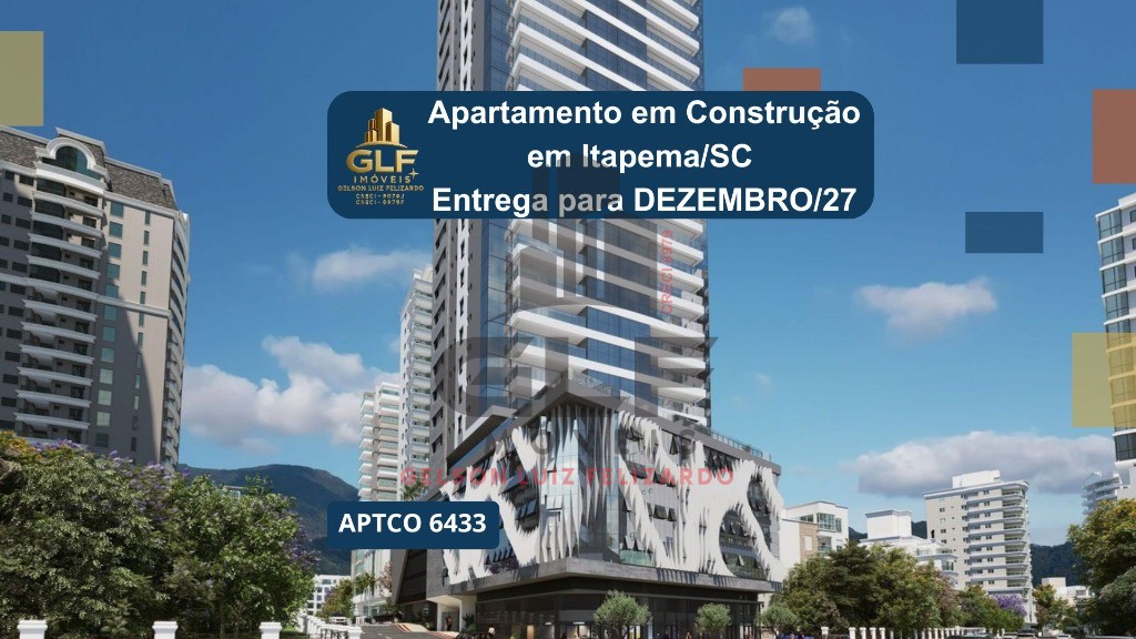 Apto em lançamento no centro de Itapema/SC, sendo 238.43m², com 4 suítes , 3 vagas de garagem, área de lazer completa