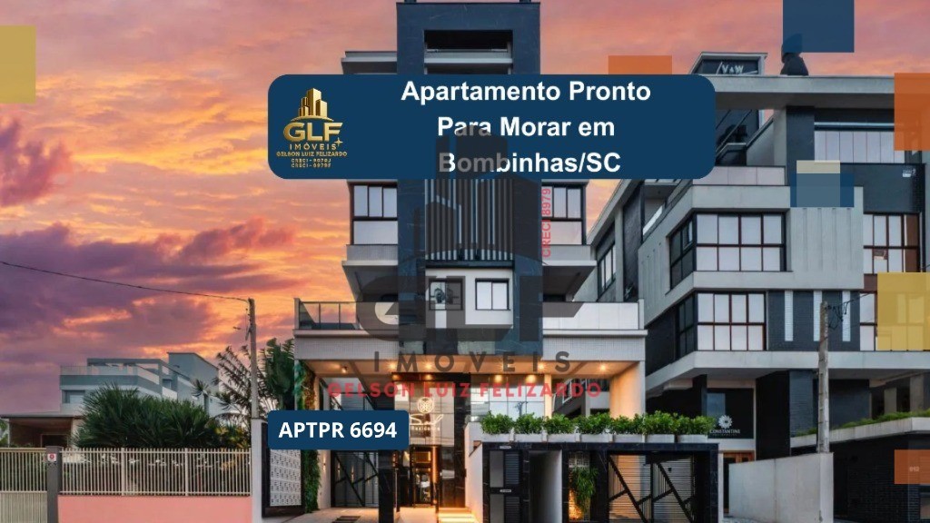 Apartamento pronto para morar em bombinhas/sc com 97m² área 