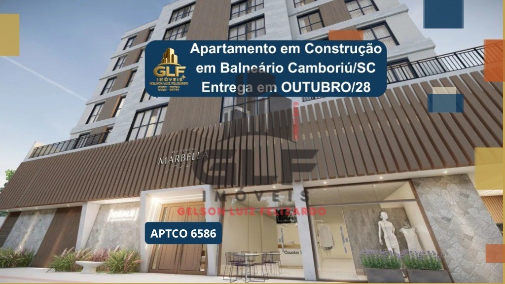 Apartamento em Construção em Balneário Camboriú/SC, com 64,36m² área privativa sendo, 2 suítes 1 vaga de garagem lazer completo