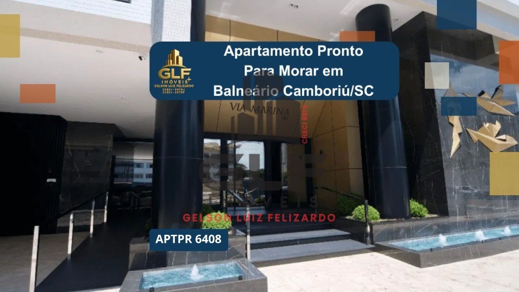 Apartamento Pronto para morar em Balneário Camboriú/SC com 153,46m² área privativa sendo 3 suítes, 3 vaga de garagem