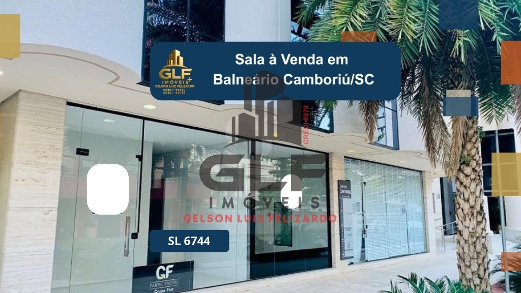 Sala a venda em balneário camboriú/sc com 107,41m² área priv