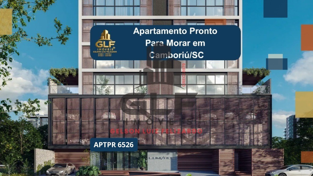 Apartamento Pronto em Camboriú/SC com 90,79m² área privativa, com 3 dormitórios sendo 1 suíte,2 vagas de garagem, área de lazer completa