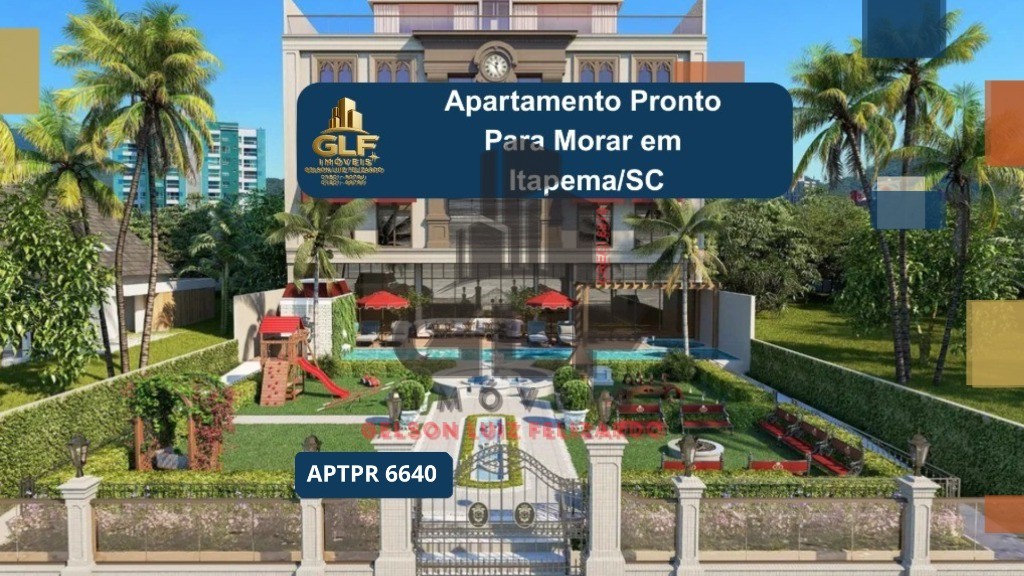Apartamento em Construção em Itapema/SC com 185,70m² área privativa sendo 4 suítes, 3 vagas de garagem área de lazer completa