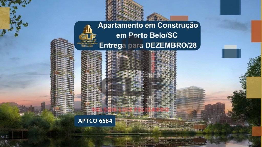 Apartamento em Construção em Porto Belo/SC com 200m² área privativa sendo 4 suítes 3 vagas de garagem área de lazer completa