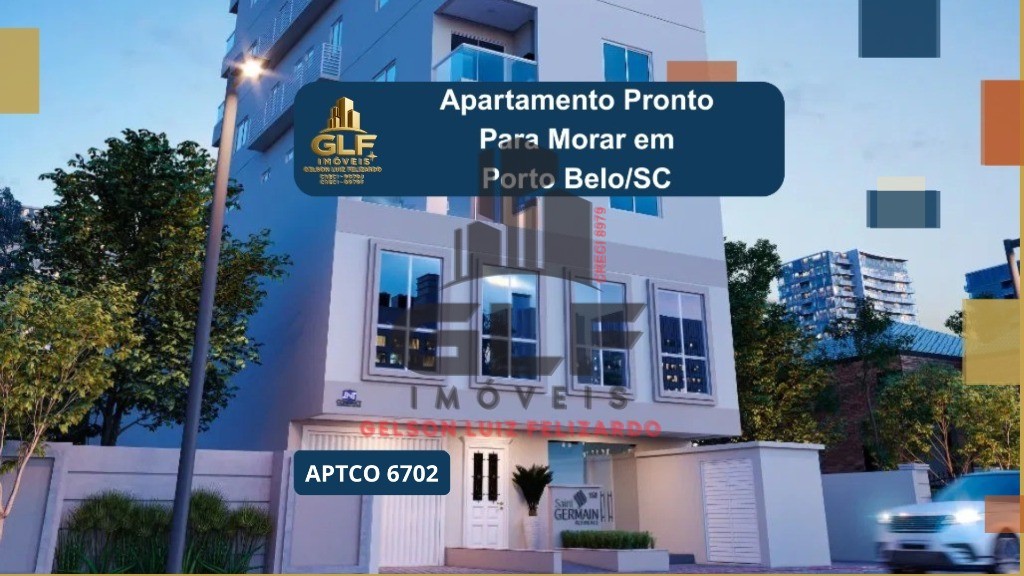 Apartamento Pronto para morar em Porto Belo/SC com 71,50m² área privativa sendo 2 suítes, 1 vaga de garagem