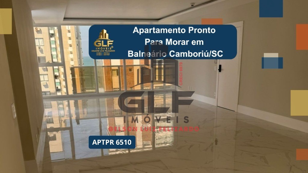 Apartamento Pronto em Balneário Camboriú/SC Centro com 4 suítes 3 vagas de garagem, área de lazer completa