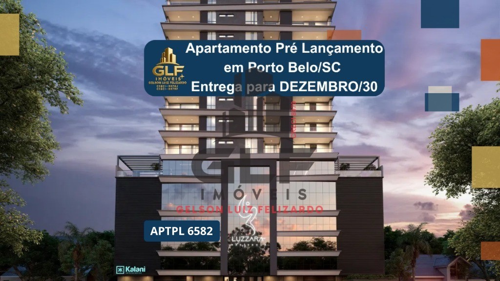 Apartamento Pré Lançamento em Porto Belo/SC com 80m² área privativa sendo 2 suítes 1 vaga de garagem, aérea de lazer completa