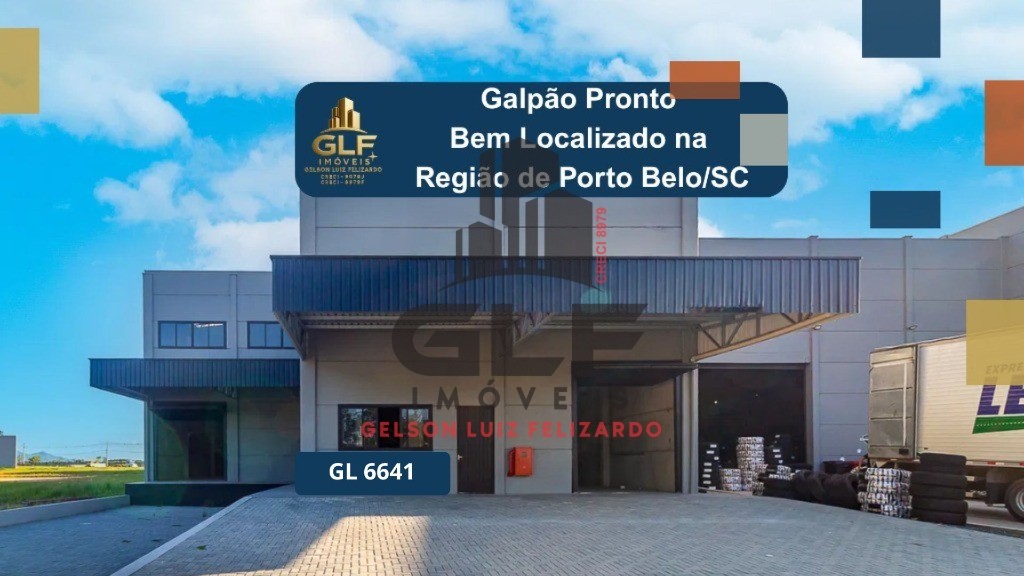 Galpão a venda em Porto Belo/SC com 1.698,00m² área privativa bem localizado