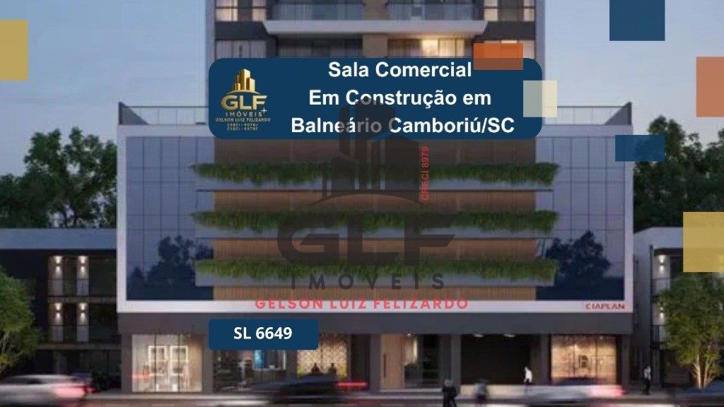 Sala Comercial em Construção em Balneário Camboriú, com 39,89m² de área, não perca essa oportunidade