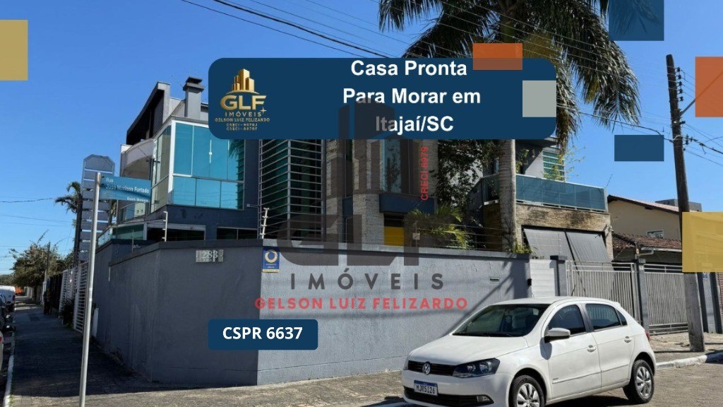 Casa pronta em itajaí/sc com 240,00m² área privativa, com 2 