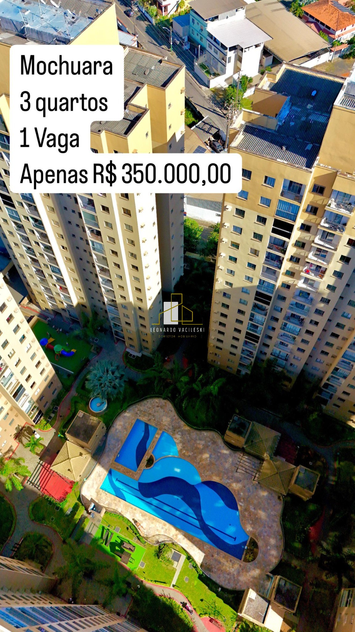 Apartamento à venda com 3 quartos, 68m² - Foto 1