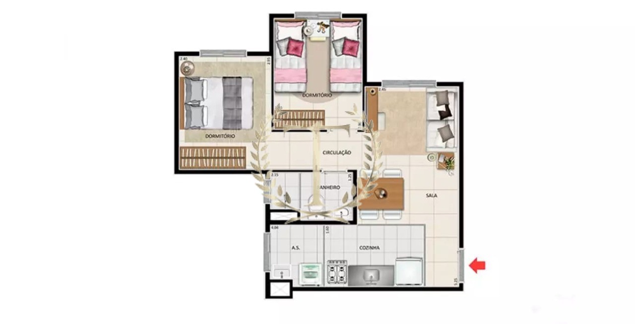 Apartamento, 2 quartos, 41 m² - Foto 14