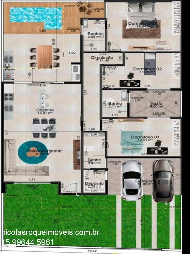 Casa, 3 quartos, 250 m² - Foto 4