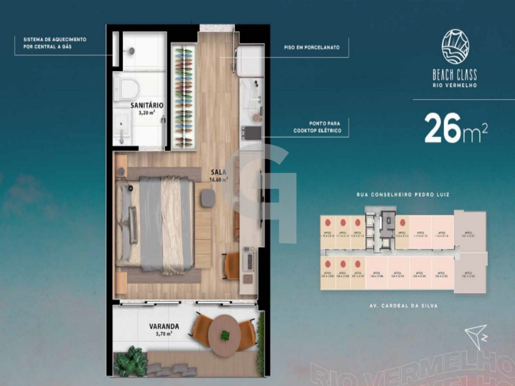 Apartamento, 1 quarto, 25 m² - Foto 15