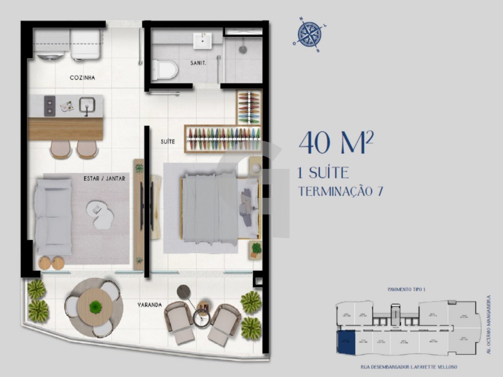 Apartamento, 1 quarto, 40 m² - Foto 5