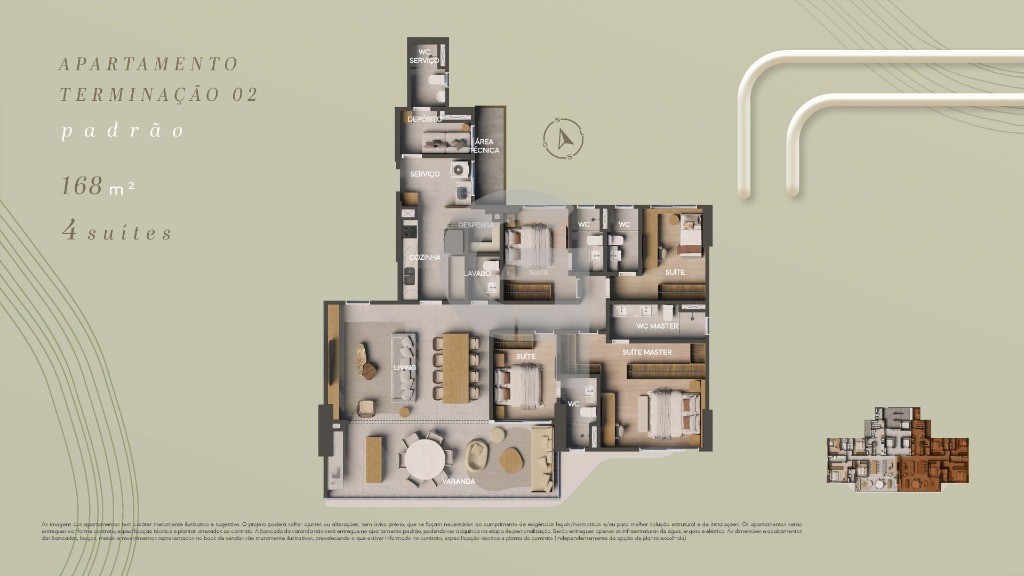 Apartamento, 4 quartos, 168 m² - Foto 21