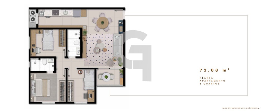 Apartamento, 3 quartos, 72 m² - Foto 21