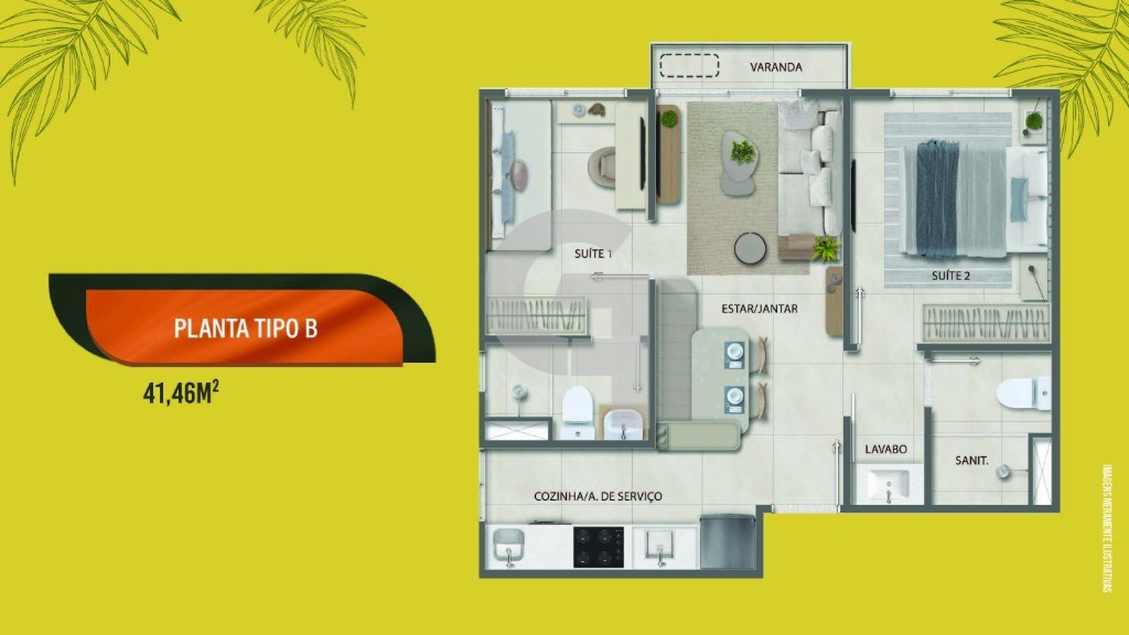 Apartamento, 2 quartos, 38 m² - Foto 21