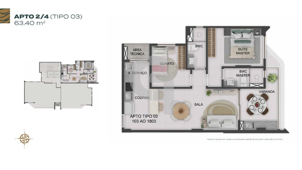 Apartamento, 2 quartos, 63 m² - Foto 19
